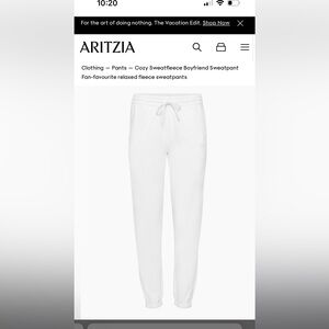 ARITZIA TNA COZYAF SWEAT PANTS